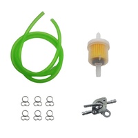 1 Kit de filtres à essence avec Valve de commutation, tuyau de 6mm, robinet de moto