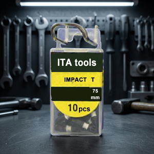 Taiwan Supplier OEM ODM Industrial & DIY Grade 1/4" 75mmL Impact <b>Torx</b> <b>Bits</b> with Color Sleeve - Product Image 3