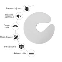 Protector de Puerta Antipinzamiento, Ecológico y No Tóxico, Antideslizante, Resistente al Viento, de Espuma Suave, Cortable y Personalizable
