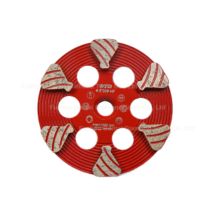 Bontai profesional en forma de abanico Turbo hilty diamante muelas abrasivas para suelo de granito de hormigón 4 5 6 7 pulgadas placa - Product Image 1
