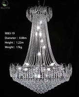 Accessoires de mariage lustre en cristal lampe de salon bougie lampe en cristal lustre de restaurant lustre en cristal suspendu lustre de mariage