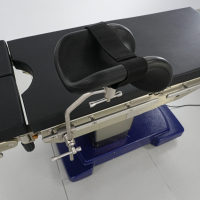Repose-jambes/Support de jambe/Support de jambe pour table d'opération YUANHENG, certifié CE, dispositif médical de classe I, noir, diamètre 16 mm, 28x20x3 cm