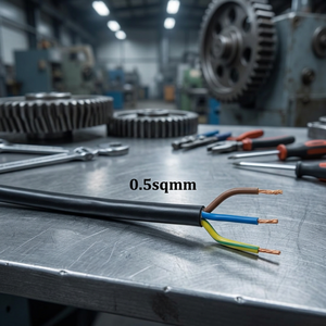 สายไฟทองแดงแบบยืดหยุ่น 3 แกน ขนาด 0.75 ตร.มม. ฉนวนพีวีซี สายไฟกลม ตัวนำแบบตีเกลียว ขนาด 20 AWG 450V - Product Image 2