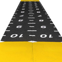 Tapis de sol synthétique PE/PP super populaire pour piste de course, gazon artificiel personnalisé pour salle de sport et fitness