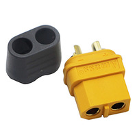 Connecteur à balle en laiton mâle-femelle XT60 avec gaine pour batterie Lipo, avion RC, voiture, 500V