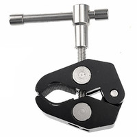 Bras Magique en Alliage d'Aluminium 11 Pouces, Réglable à 360 Degrés, Super Pince avec Patin en Caoutchouc Antidérapant et Bouton de Verrouillage Rapide pour Moniteur, Lumière LED, Micro