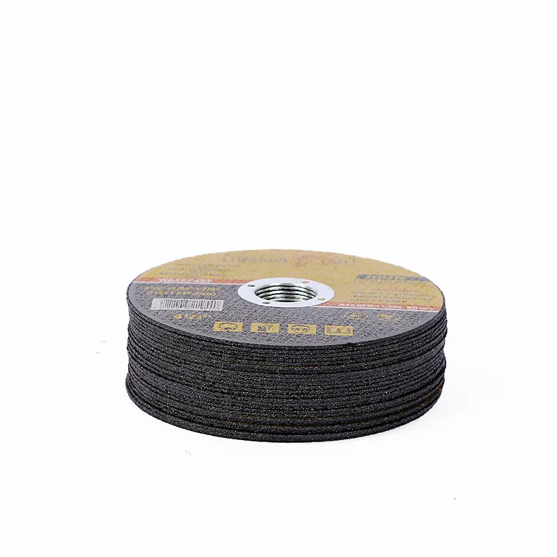 Cakram pemotong baja tahan karat, cakram potong Off Wheel bahan logam ukuran 4.5 ''115x1.2x22.2mm