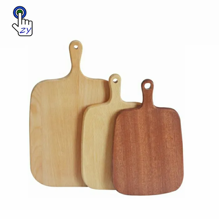 Placa de corte de madeira feita à mão, placa de corte de madeira azeitona 100% azeitona