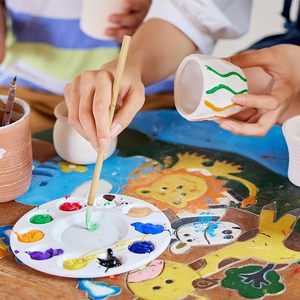 Bview Art MiniComplete <span class=keywords><strong>Poterie</strong></span> Peinture Kit Arts et Artisanat pour Enfants Air Dry Clay Art Supplies Jouets pour Filles Garçon Cadeau D'anniversaire - Product Image 5