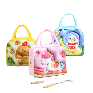 <span class=keywords><strong>Sac</strong></span> à déjeuner isotherme 3D motif Kawaii 2026, résistant aux taches et à la décoloration, léger, mignon dessin animé, <span class=keywords><strong>sac</strong></span> fourre-tout <span class=keywords><strong>Bento</strong></span> isolé pour enfants, fermeture éclair Oxford - Product Image 1