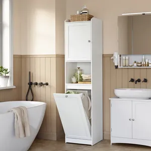 Meuble <span class=keywords><strong>de</strong></span> <span class=keywords><strong>salle</strong></span> <span class=keywords><strong>de</strong></span> <span class=keywords><strong>bain</strong></span> <span class=keywords><strong>avec</strong></span> <span class=keywords><strong>panier</strong></span> à <span class=keywords><strong>linge</strong></span>, <span class=keywords><strong>panier</strong></span> à <span class=keywords><strong>linge</strong></span> amovible <span class=keywords><strong>avec</strong></span> poignées - Product Image 6