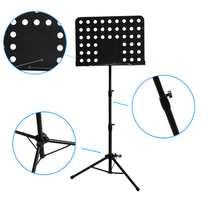 Soporte de trípode para partituras, soporte de escritorio para partituras, en oferta - Product Image 3