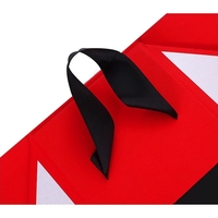 Caja de Regalo Rígida Plegable Personalizada con Asa, Estructura de Sobre, Embalaje de Cartón para Botellas de Vino, Uso Comercial y de Regalo