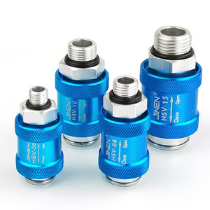 Vanne de contrôle air-eau-huile JNEN HSV-06 08 10 15B, interrupteur coulissant manuel à deux voies avec filetages internes et externes - Product Image 1