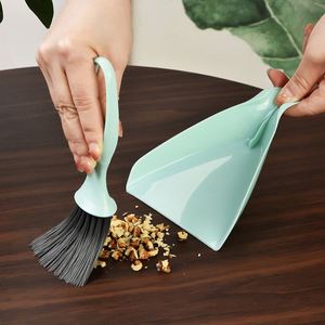 Mini Desktop Cleaning Brush Set with Dustpan Broom Plastic Cloth Material for Cleaning <b>Pet</b> Dining Table Keyboard for Small Space - Product Image 3