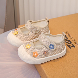 Wholesale Children's <strong>Canvas</strong> <strong>Shoes</strong> Baby Casual Walking <strong>Shoes</strong> Non-slip <strong>Girls'</strong> Cloth <strong>Shoes</strong> - Product Image 4
