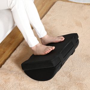 OEM ODM, repose-pieds ergonomique en mousse à hauteur réglable noire antidérapante sous le bureau, repose-pieds en éponge pour le travail de bureau - Product Image 4