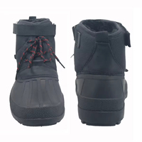 Bottes de neige YL3673 noires antidérapantes, chaudes et imperméables pour femme, idéales pour la randonnée en hiver (vente en gros)