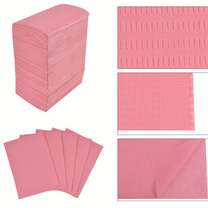 125 pièces de tapis de table à ongles jetables double couche, sans poussière, colorés, avec tampon en coton - Product Image 2