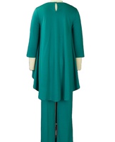 Ensemble de mode deux pièces grande taille pour femme, style pantalon et robe, pour le commerce extérieur