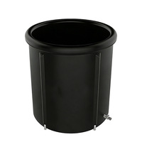 Baignoire à glace gonflable pliable, baignoire portable pour thérapie par le froid et la chaleur, pour les athlètes, baril de récupération pliable pour les entraînements en plein air
