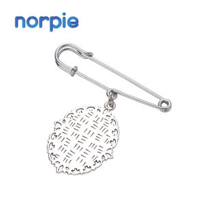 ヴィンテージシルバー ウェディングブートニエール フォトピン または ブーケチャーム ブローチ 昇華チャームブローチ - Product Image 3