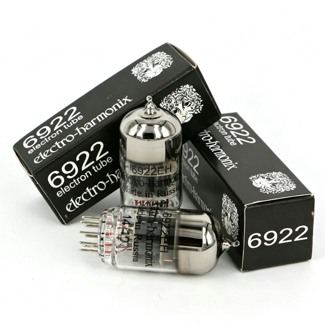 6922EH Vacuum Tube Electron Component,9-Pin Noval Dual Triode Preamp Tube for Hi-Fi Studio Preamp Headphone Tube Amp