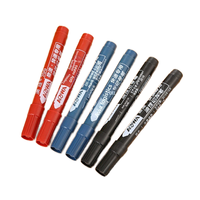 Stylo à bille créatif noir bleu rouge encre à l'huile à séchage rapide bureau marqueur en plastique neutre crochet stylo CD écriture encre permanente moyenne