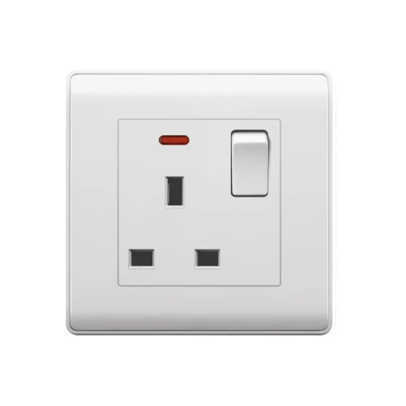 China manufacturer UK standard wall outlet power switch and socket supplier