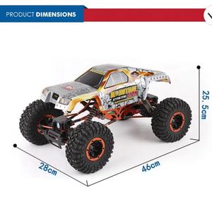 รถปีนเขา SJY-1072 RC ขนาด <span class=keywords><strong>1</strong></span>/10 รุ่น Mountain <span class=keywords><strong>XTREME</strong></span> Lion Brushed Electric Quad 2.4G 4x4 รถบรรทุกของเล่น - Product Image 4