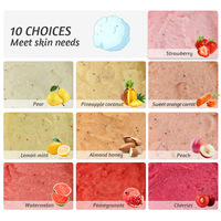 Gommage corporel exfoliant aux fruits Dewdrop Dream OEM personnalisé citron menthe miel grenade pour adoucir la kératine et nettoyer la peau