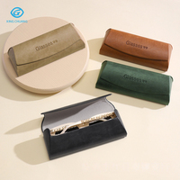 Étui à lunettes carré magnétique fait main pour lunettes de soleil et de vue, avec emballage personnalisé et logo sur mesure