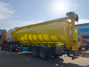 Camión de alimentación FAW 8x4 15T para transporte de granos a granel para granjas avícolas y ganaderas, diésel automático, volante a la derecha - Product Image 3