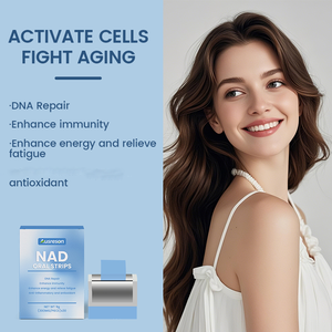 Ausreson OEM Liposomal NAD+ Peptide Oral Film con Resveratrolo per la Cura della Pelle e <span class=keywords><strong>Integratore</strong></span> di Bellezza, Strisce Orali Dissolvibili con NAD - Product Image 2