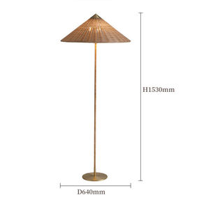 Nouvelle lampe de sol en rotin pour la maison et le bureau, protection des yeux, gain de place, fournisseur en Chine - Product Image 5