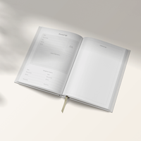 Carnet de Manifestation de Bien-être, Journal de Pleine Conscience et de Soins Personnels, avec Couverture Rigide Personnalisée et Reliure Spirale