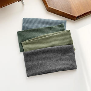 Fascia per Capelli da Trucco Viso da Donna di Grande Successo, Accessorio Morbido alla Moda in Maglia Elastica a Tinta Unita con Bordo Largo per Sport - Product Image 5