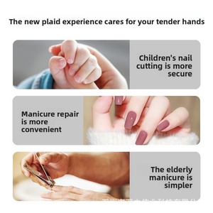 Cortauñas Multifuncional Recargable Transfronterizo Antipinzamiento Curvo para Dedos de Niños y Ancianos - Product Image 4