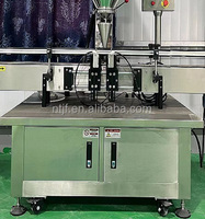 Machine de remplissage de poudre semi-automatique JIANFENG pour bouteilles, sacs, lait, cosmétiques, produits chimiques, avec système de pesage et de dosage par vis sans fin