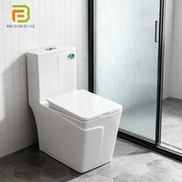 Commode carrée moderne multicolore water closet salle de bain en céramique cuvette de toilette montée au sol une pièce toilette pour hôtel