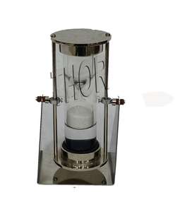 Style nautique automatique avec minuterie de sable, décoration pour la maison, vernis en acier chromé, en forme de sablier, décoration de maison, 1 Minutes - Product Image 1