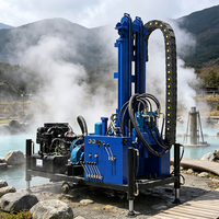 Foreuse de puits d'eau rotative de 300 m pour injection d'eau, machine pour projet d'exploration géothermique, fournisseur certifié CE ISO 9001
