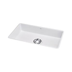 [BAEKJO] Fregadero de Gran Capacidad ENAMEL 860 BLANCO para Platos Pesados y Limpieza Diaria Conveniente - Product Image 1