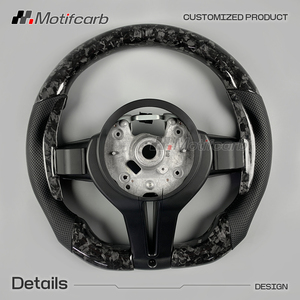 Volant en fibre de carbone forgé sur mesure pour BMW F10 F80 F82 F87 F15 F25 F30 F32 X3 X5 X6 M2 M3 M4 M5 M6 - Product Image 5