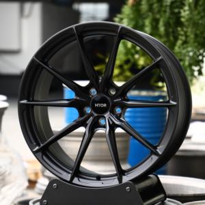 Rines Forjados HTOR Personalizados 19x9 20x10 21x10.5 22x11.5 5x112 5x114.3 5x130 5x120 en Negro Satinado para M4 G82 M5 <span class=keywords><strong>CS</strong></span> RS7 C8 X4 M F98 - Product Image 2