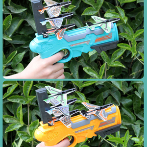 HOT Airplane Launcher <b>Bubble</b> Catapult With 4 Small Plane Toy Funny Airplane Toys for <b>Kids</b> Plane Catapult Gun Shooting Game Gift - Product Image 6