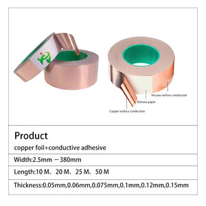 Gitar yapıştırıcı bakır bant için EMI koruyucu için iletken tutkal ile yapışkan bakır folyo bant - Product Image 3