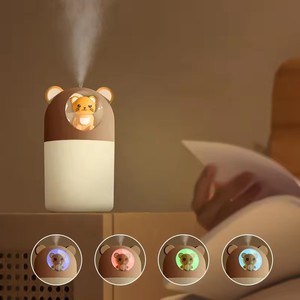 Mini humidificador para mascotas, regalo para niños de 300ML, dormitorio, escritorio, USB, <span class=keywords><strong>nebulizador</strong></span> de niebla fría, Humidificador ultrasónico con luz nocturna - Product Image 2