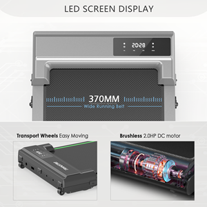 Caminadora Plegable para Debajo del Escritorio, Caminadora Inteligente para el Hogar con Pantalla LED - Product Image 4