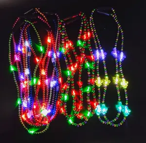 Cahaya up LED Mardi Gras Karnaval Favor Beads Kalung